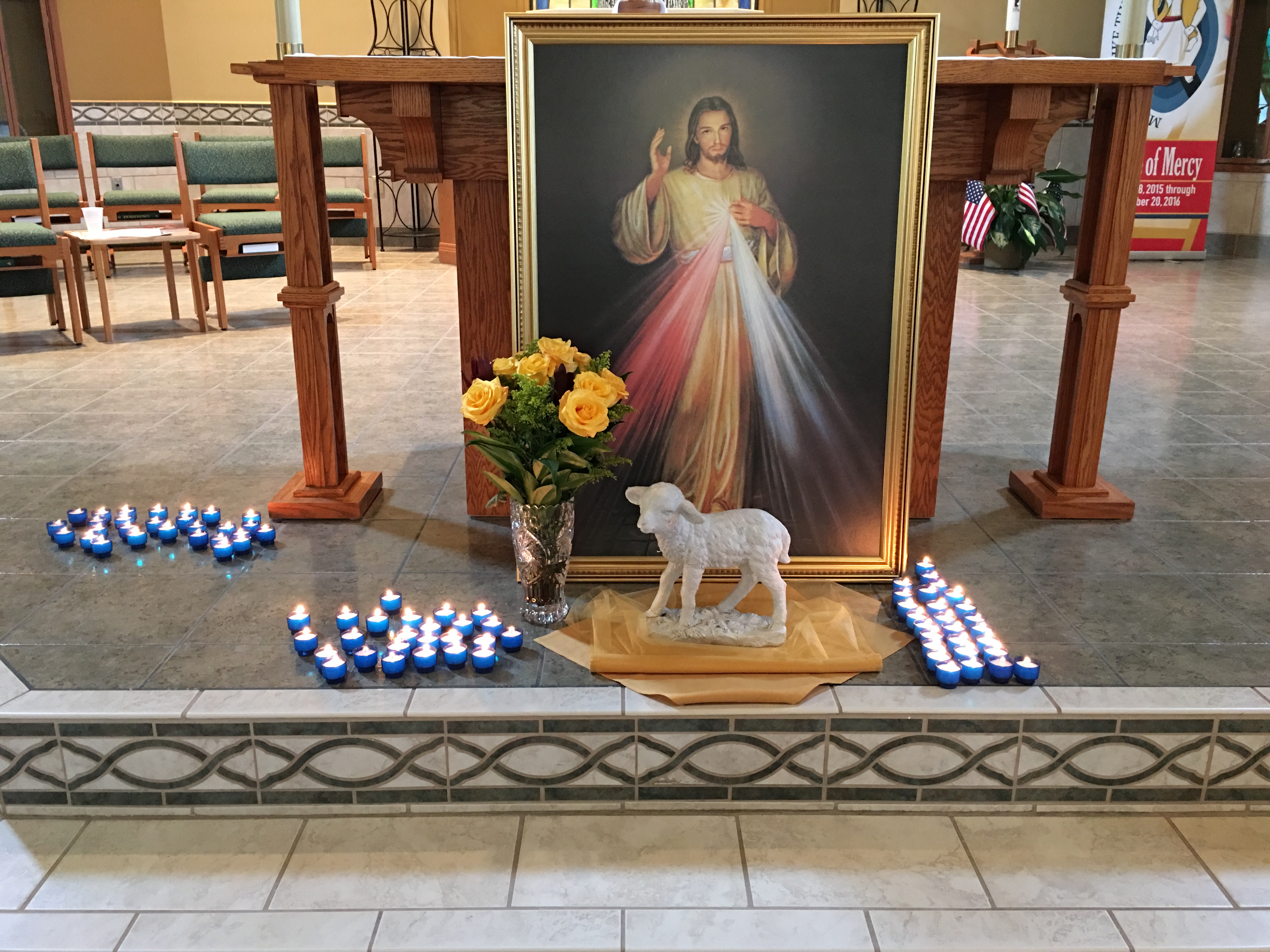 Our Lady of Knock Novena display